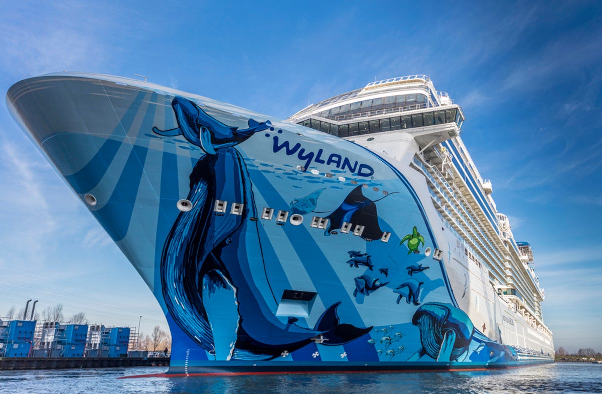 Norwegian Bliss, a 4,000-passenger cruise ship for Norwegian Cruise Line is  unveiled – Wyland Worldwide